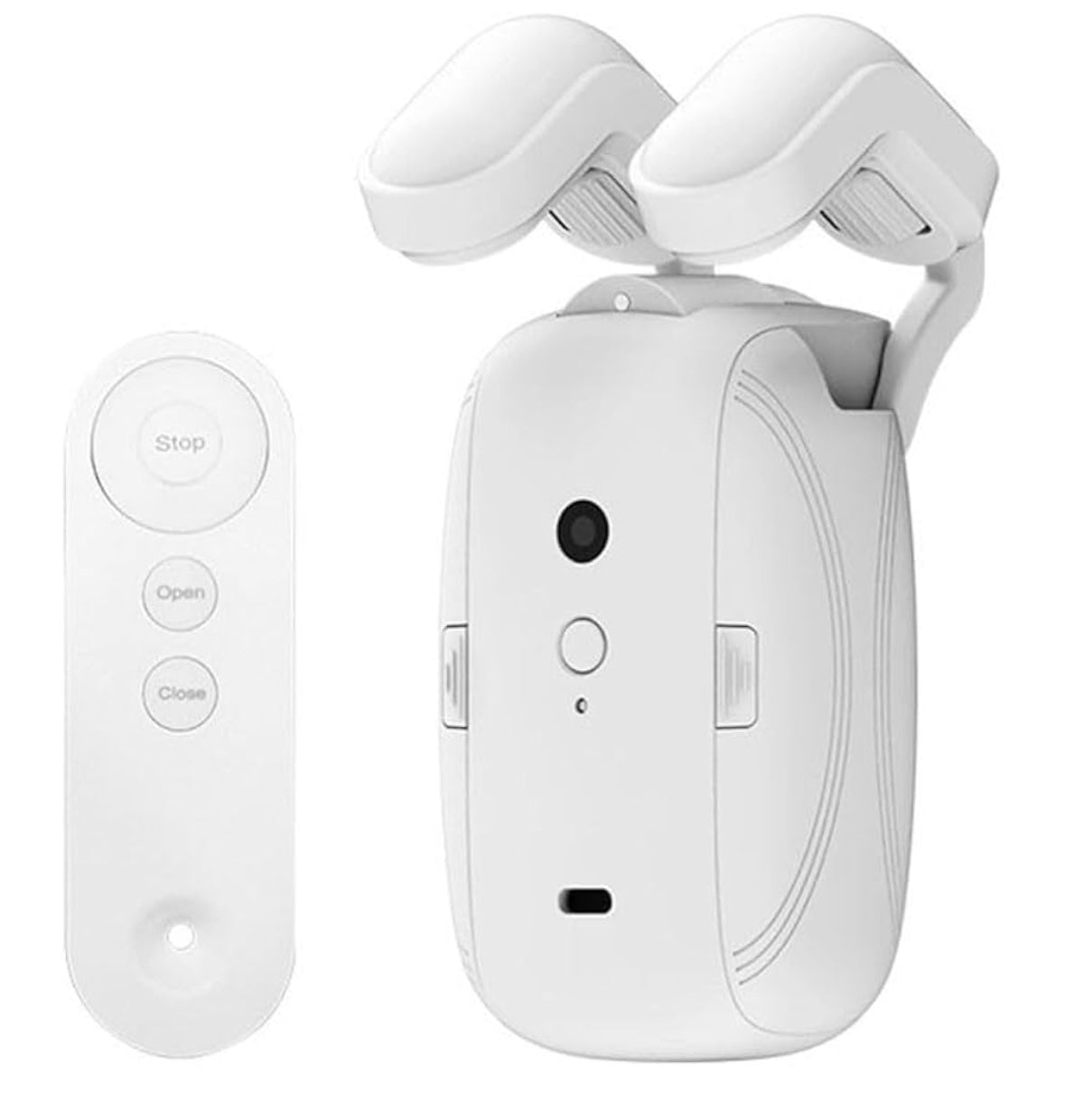 Moteur de rideaux intelligent ConnectedLiving dans un salon moderne